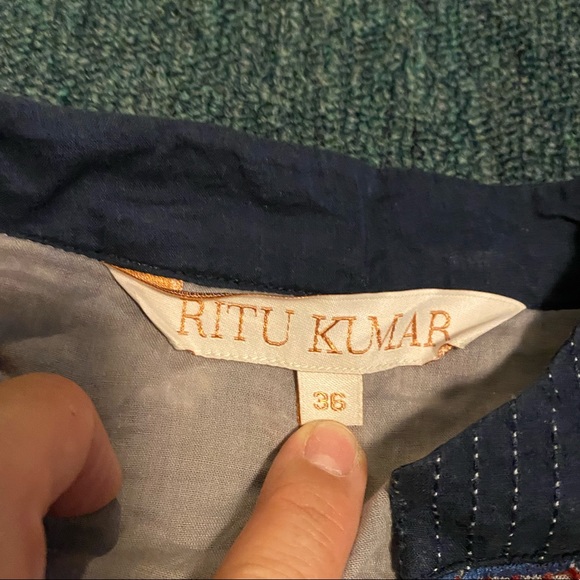 LABEL Ritu Kumar Embroidered Tunic Dress- size 36 - Picture 6 of 11